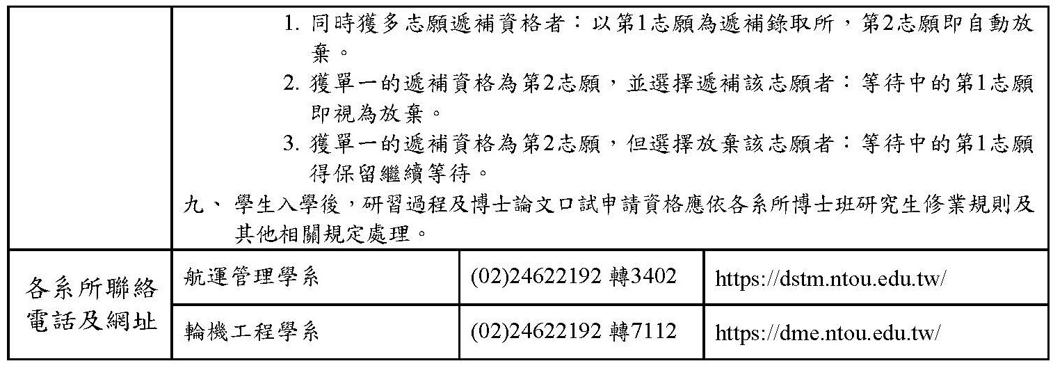 116學年度博士班甄試入學招生簡章-2