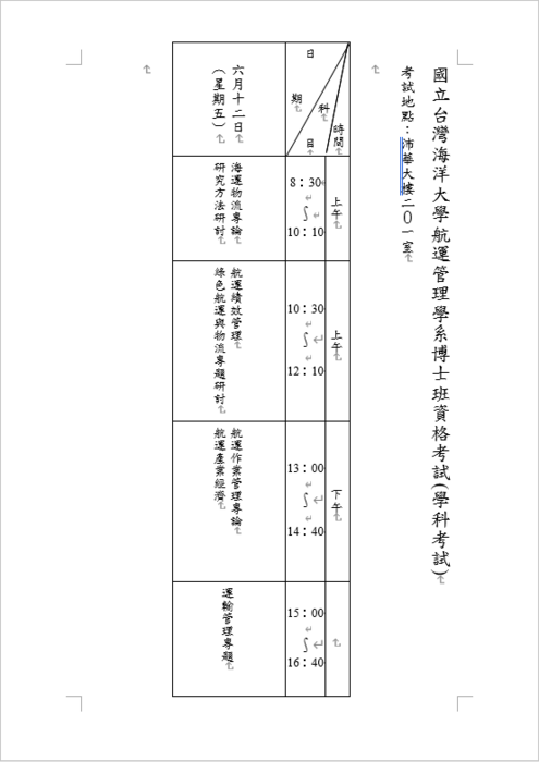 考試